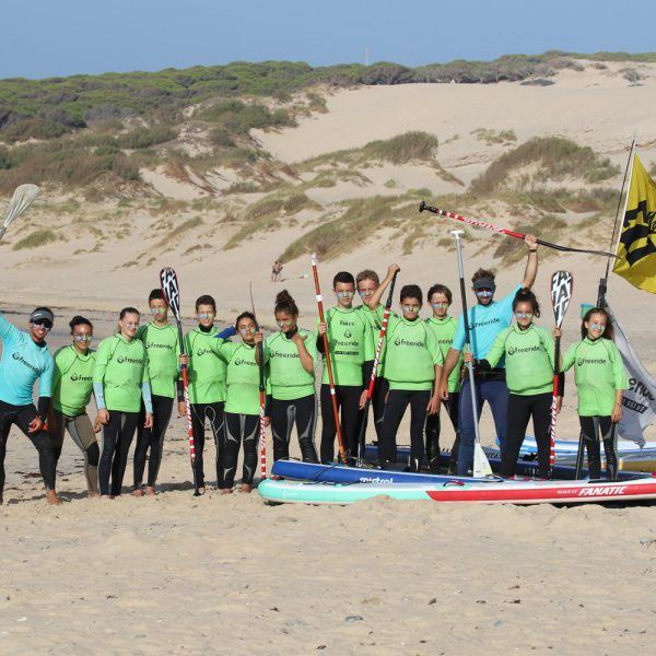 Holidays Stand Up Paddle Board In Tarifa Spain, Valdevaqueros Beach,Freeride Tarifa Kitesurf School