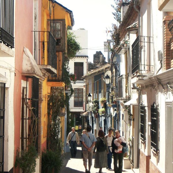 Norrow street of Tarifa village