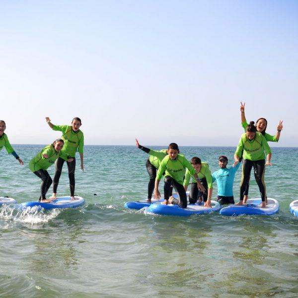 SUP, Paddle board to surf the waves in valdevaqueros. Tarifa