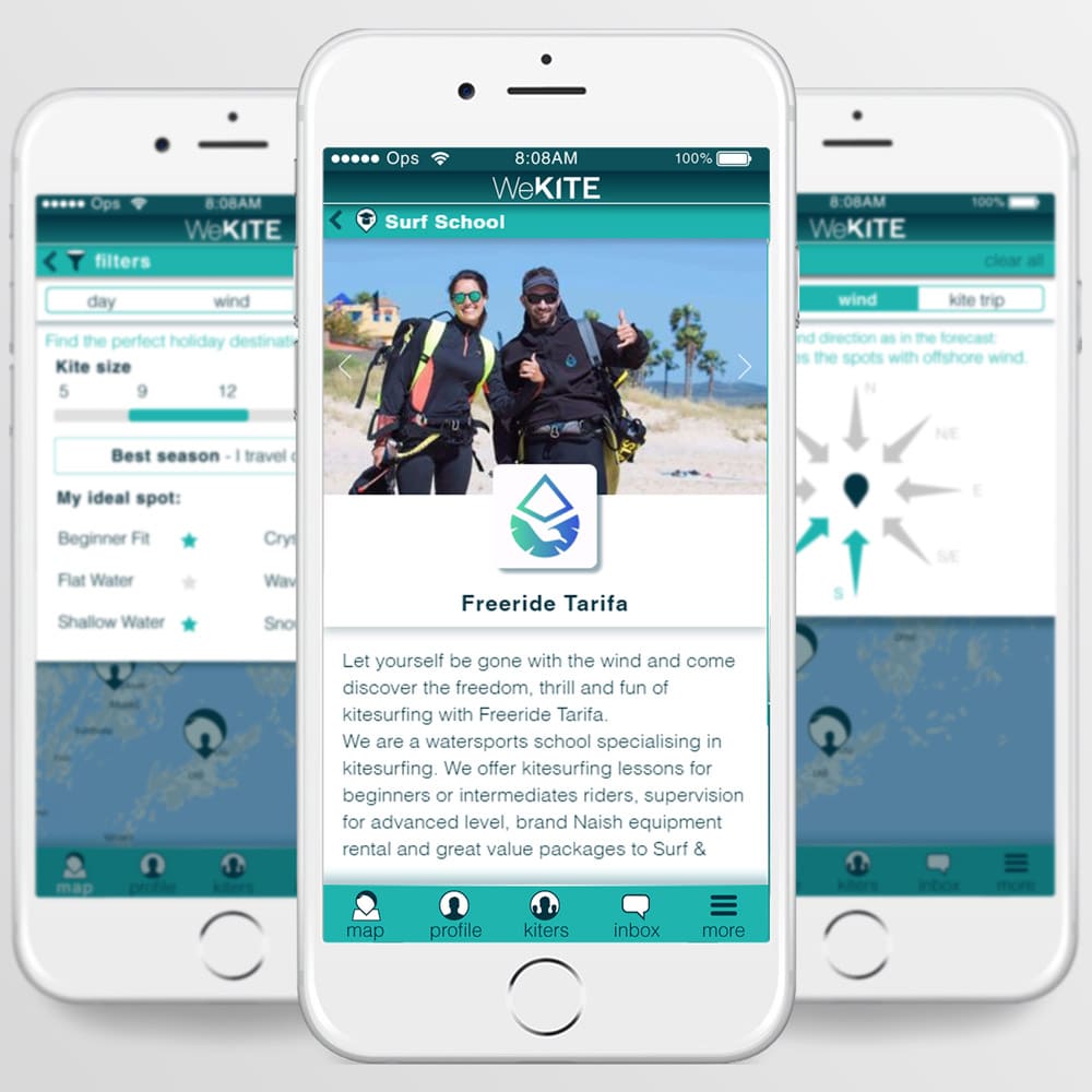 Kite-Mates Application for riders and business