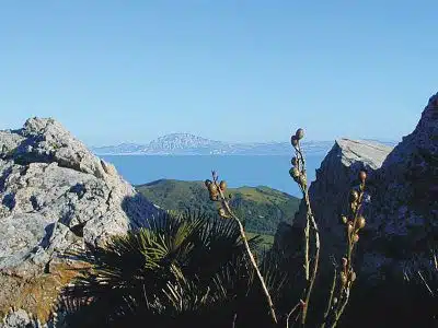 Amazing view from The Parque Natural Del Estrecho Tarifa, Spain