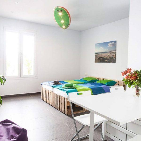coliving hostel with private rooms