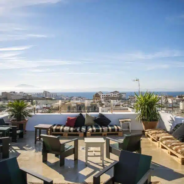 Rooftop Sea view and old town view Kook hotel Tarifa