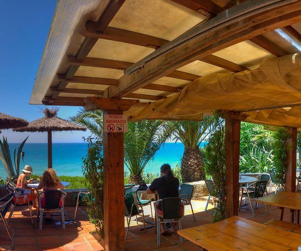 chiringuito, bar and restaurant beach front Hurricane hotel Tarifa