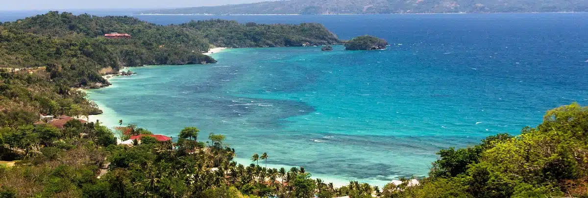 Panoramic view of Boracay Island