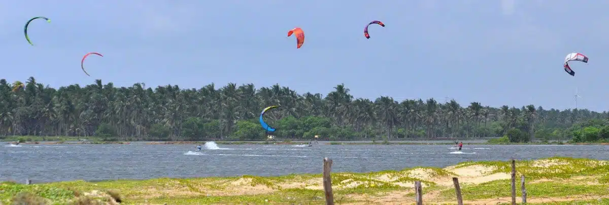 Kappalady Lagoon for kitesurfing Sri Lanka