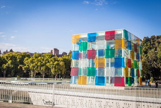 Centre Pompidou of Malaga spain