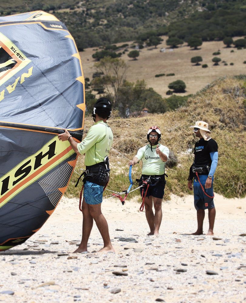 learning kitesurf in Tarifa