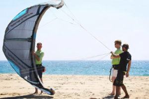 Launching the kite