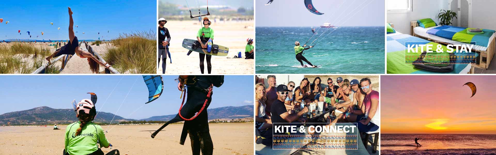 Escuela de kitesurf y Kitecamp Tarifa