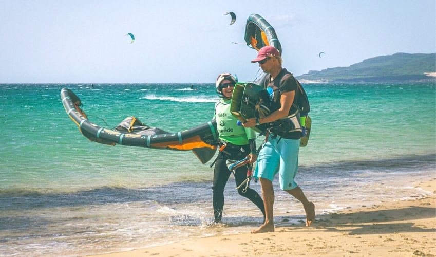 Kitesurfing experience as a gift