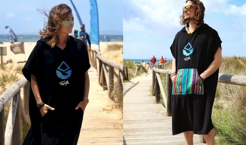 Kite poncho to get change at the beach made in Europe
