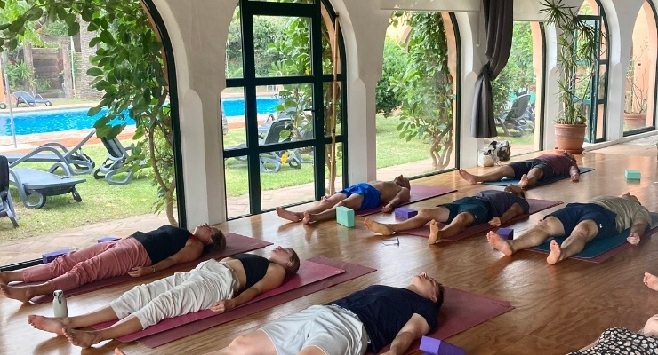 Yoga shala with yoga classes at the hurricane hotel