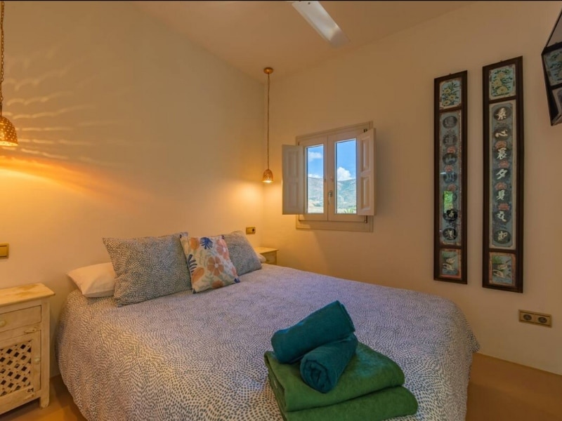 Double bedroom in Bungalow beach house Tarifa