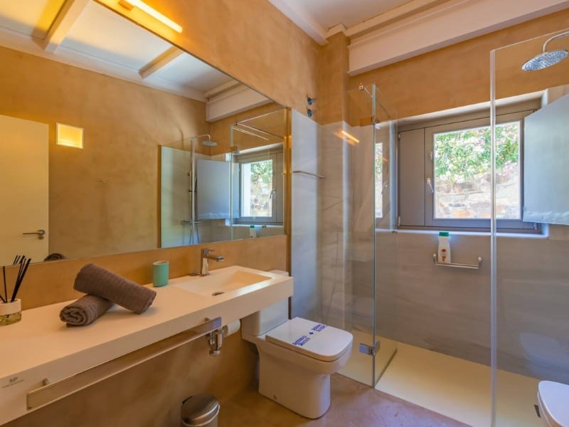 Salle de bain de la villa de vacances à Tarifa