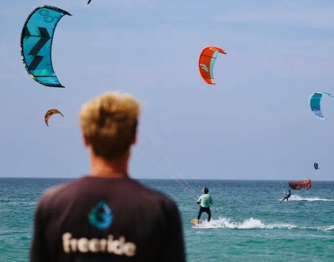 learn the basics of kitesurfing in Tarifa, from beginner to advance to become independent rider